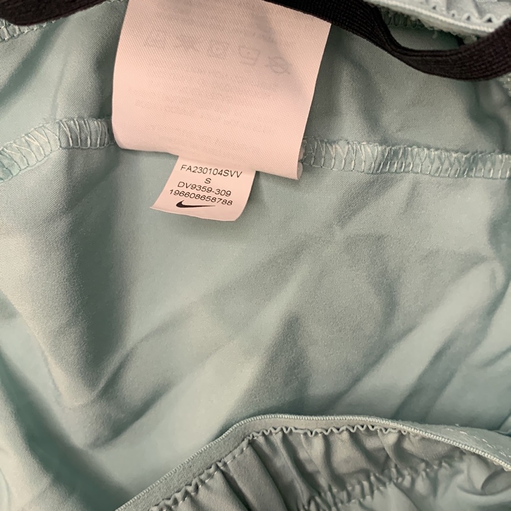 Nike Men's Athletic Shorts - Gray and Light Green - Picture 7 of 11